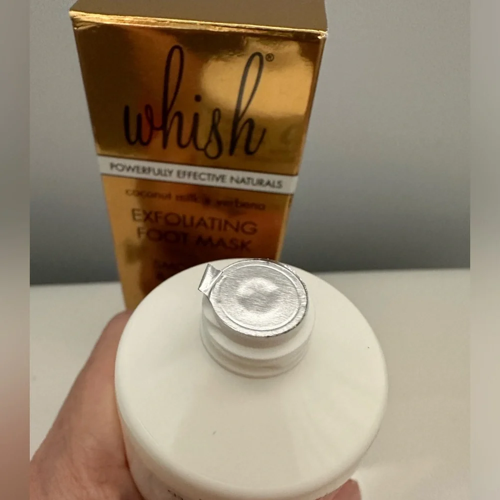 Whish Exfoliating Foot Mask, Smoothes & Softens, intense Hydration, 2.5 oz